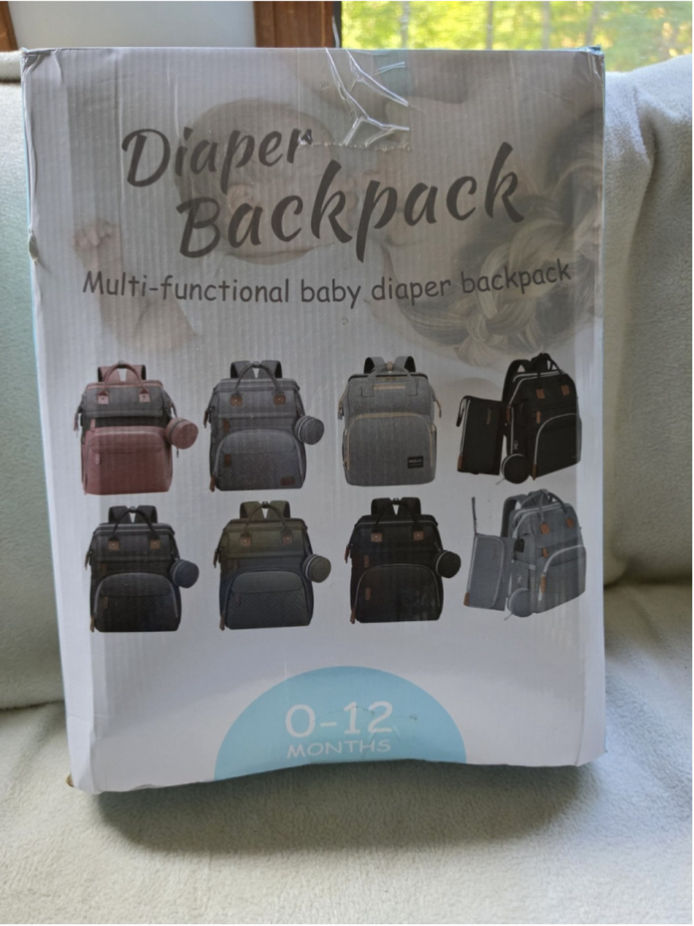 Derjunstar Multi-Functional Baby Diaper Bag Backpack with Built-in Changing...